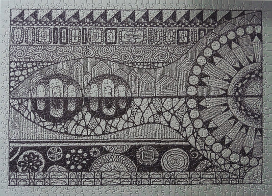 Abstract 1 - 1000 piece jigsaw puzzle