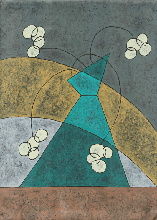 Teal Vase - 1000 piece jigsaw puzzle